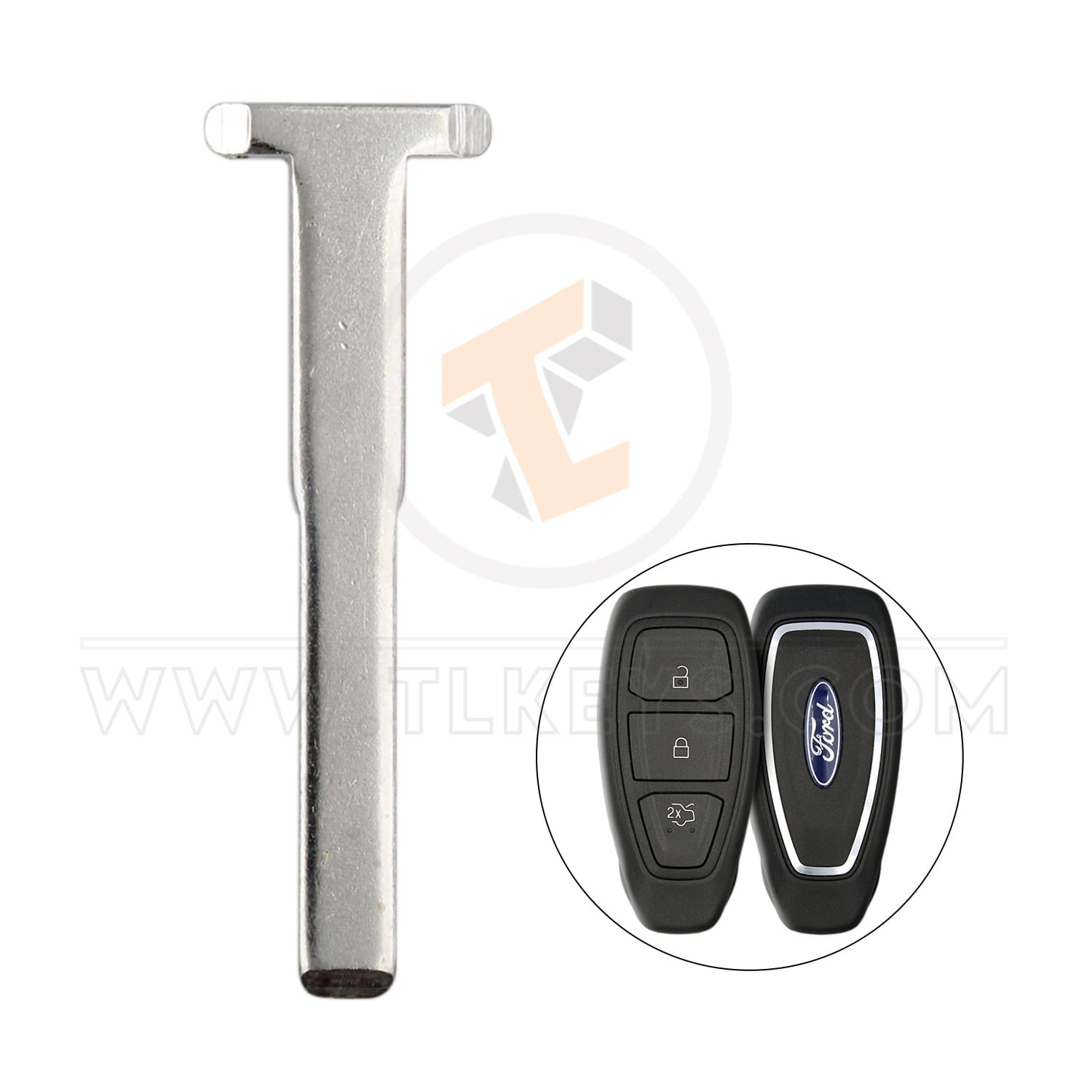 Ford Mondeo 2013-2018 Lame de clé intelligente HU101T Clés d'urgence de rechange